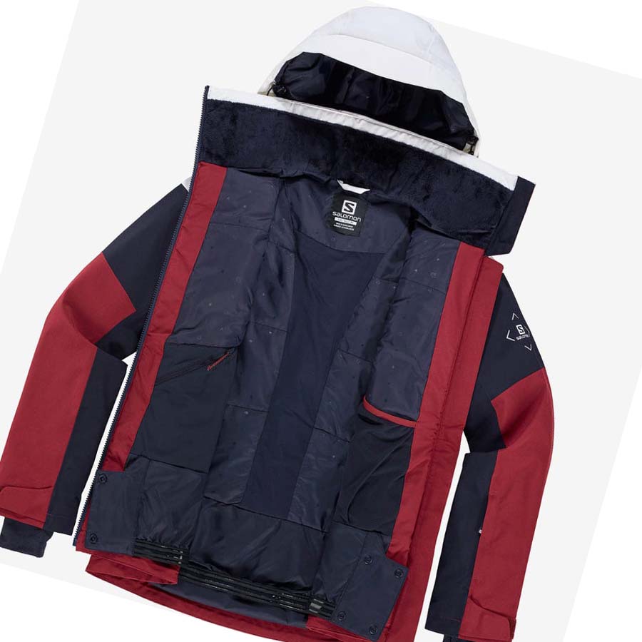 Chaquetas De Esquí Salomon SLALOM Mujer Rojos | MX 2406SGL